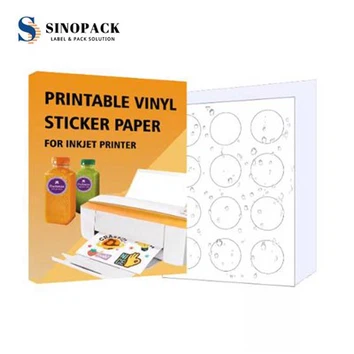 Aufkleber aus Tintenstrahldruckpapier